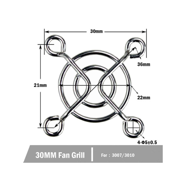 쿨링팬 커버 30mm Cooling Fan Cover (30 x 30) -  다나온다(danaonda)